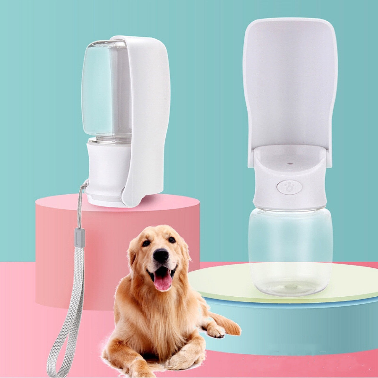 Foldable Dog Water Bottle - Hydrate Your Pup Anywhere!