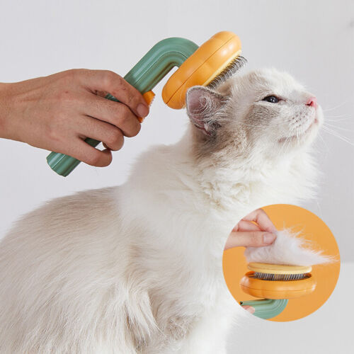 Self-Cleaning Slicker Brush – Easy Grooming for Dogs & Cats