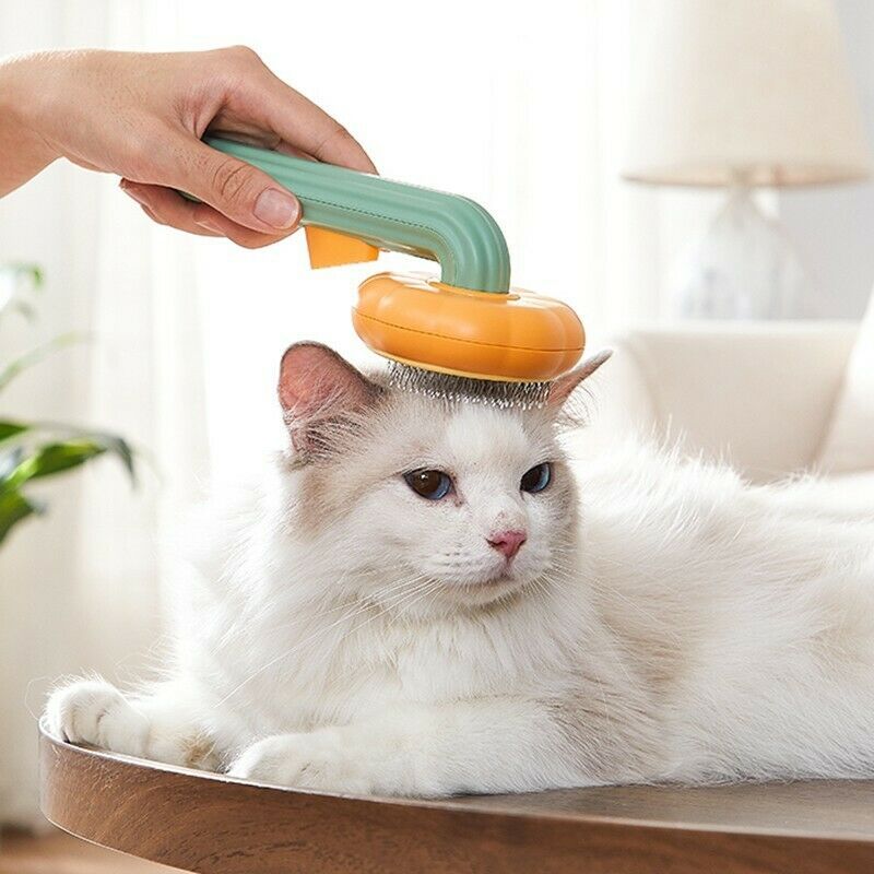 Self-Cleaning Slicker Brush – Easy Grooming for Dogs & Cats