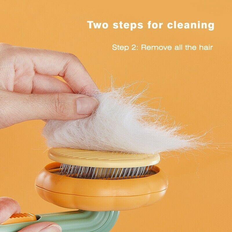 Self-Cleaning Slicker Brush – Easy Grooming for Dogs & Cats
