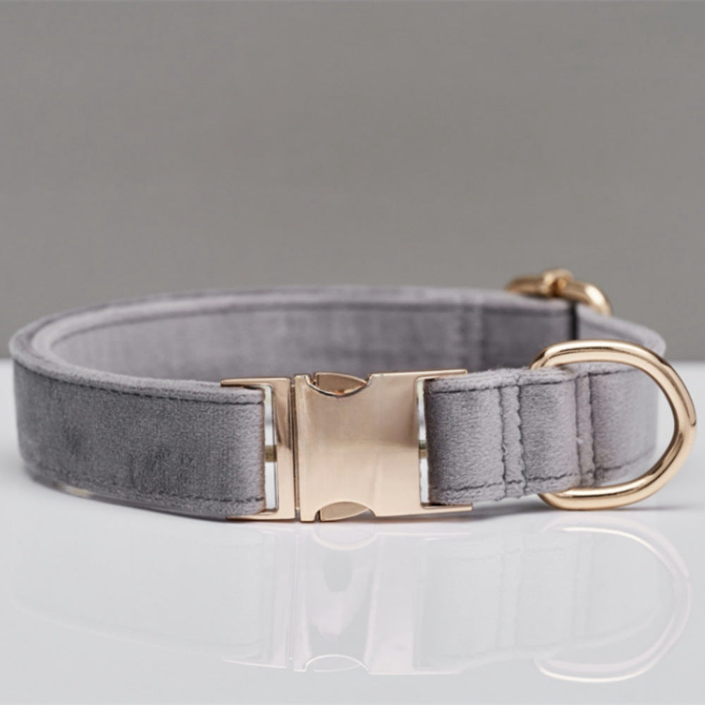Elegant Velvet Collar & Leash - Soft, Stylish & Sweet