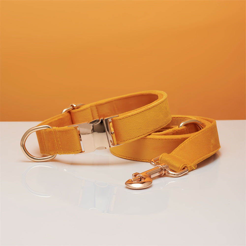 Elegant Velvet Collar & Leash - Soft, Stylish & Sweet