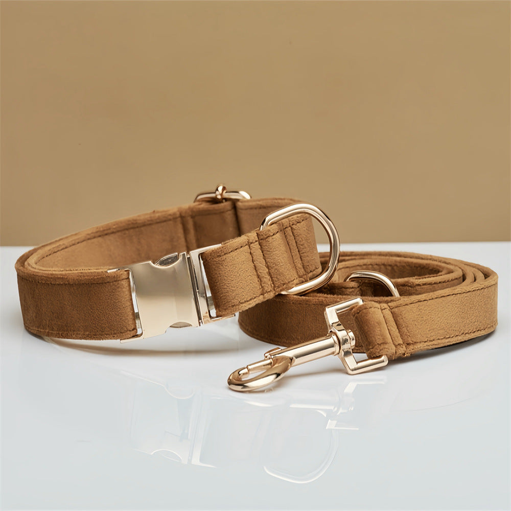 Elegant Velvet Collar & Leash - Soft, Stylish & Sweet