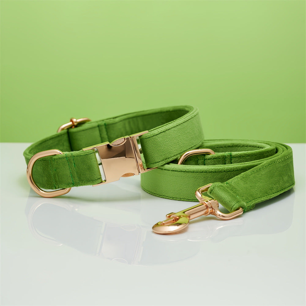 Elegant Velvet Collar & Leash - Soft, Stylish & Sweet