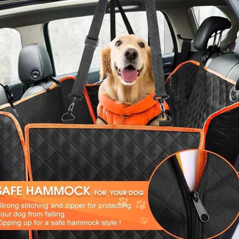 Oxford Cloth Back Seat Mat – Keeps Seats Clean from Pet Messes